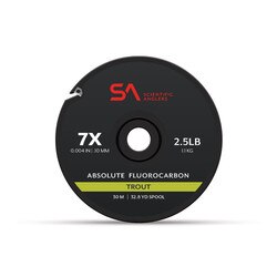 Scientific Anglers Absolute Trout Fluorocarbon Tippet 30M in Clear